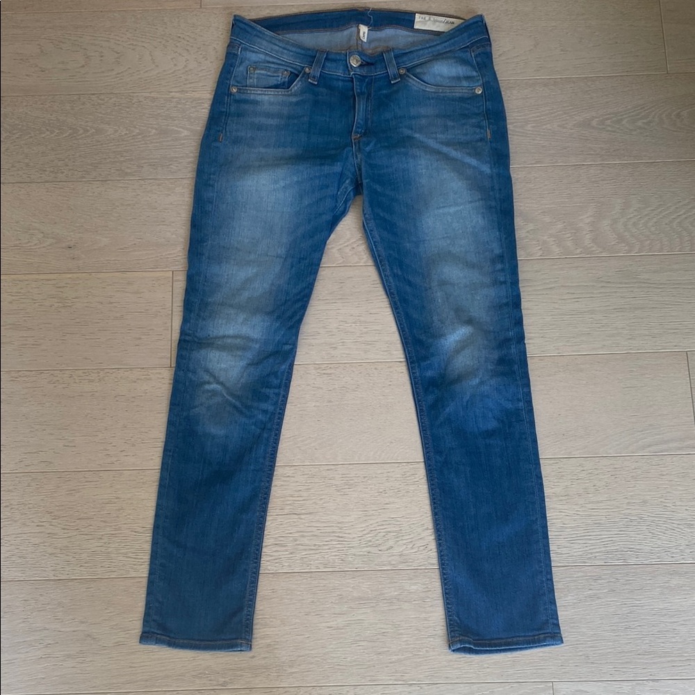 rag & bone Women's Blue Ankle Jeans